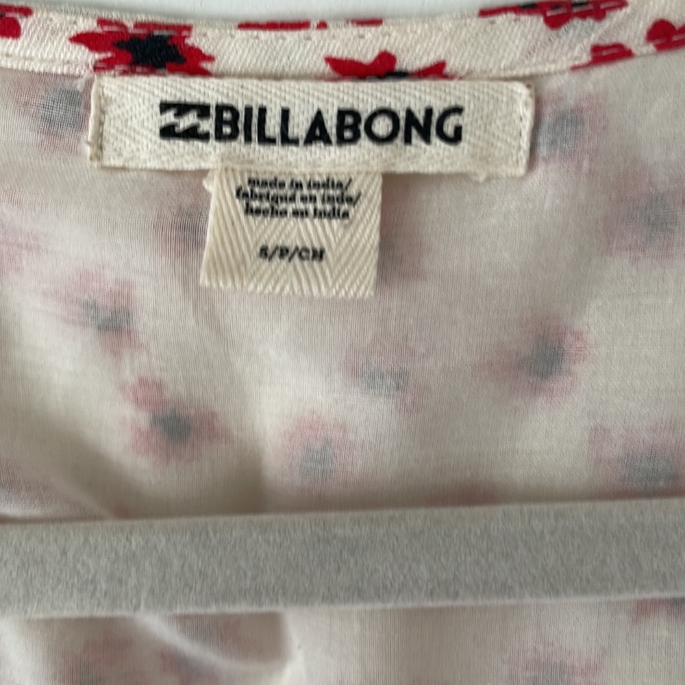 Billabong flutter sleeve mini wrap dress - Picture 2 of 4